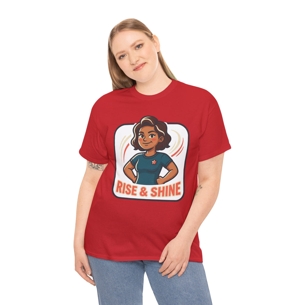 Rise & Shine T-Shirt — Motivational Morning Graphic Tee