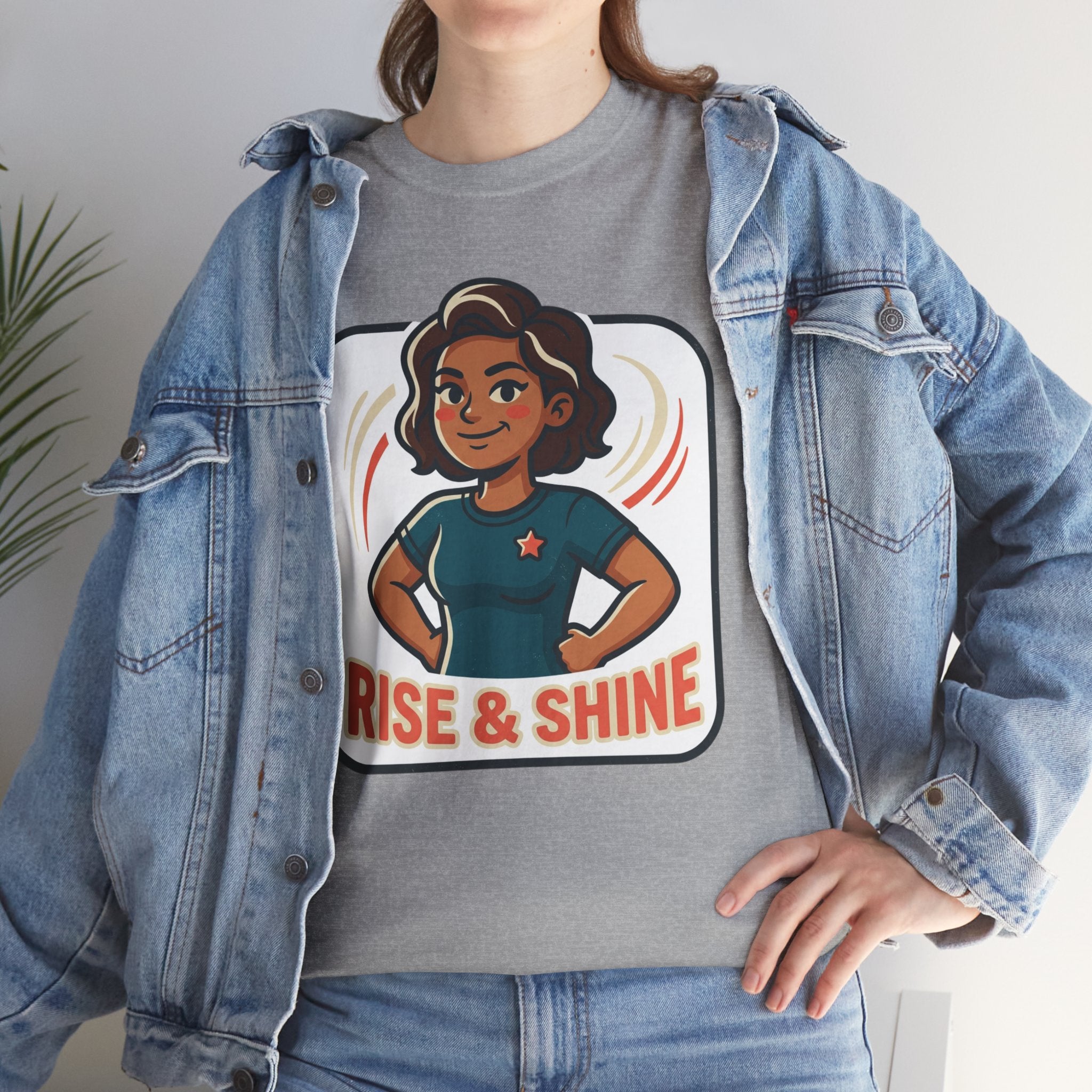 Rise & Shine T-Shirt — Motivational Morning Graphic Tee