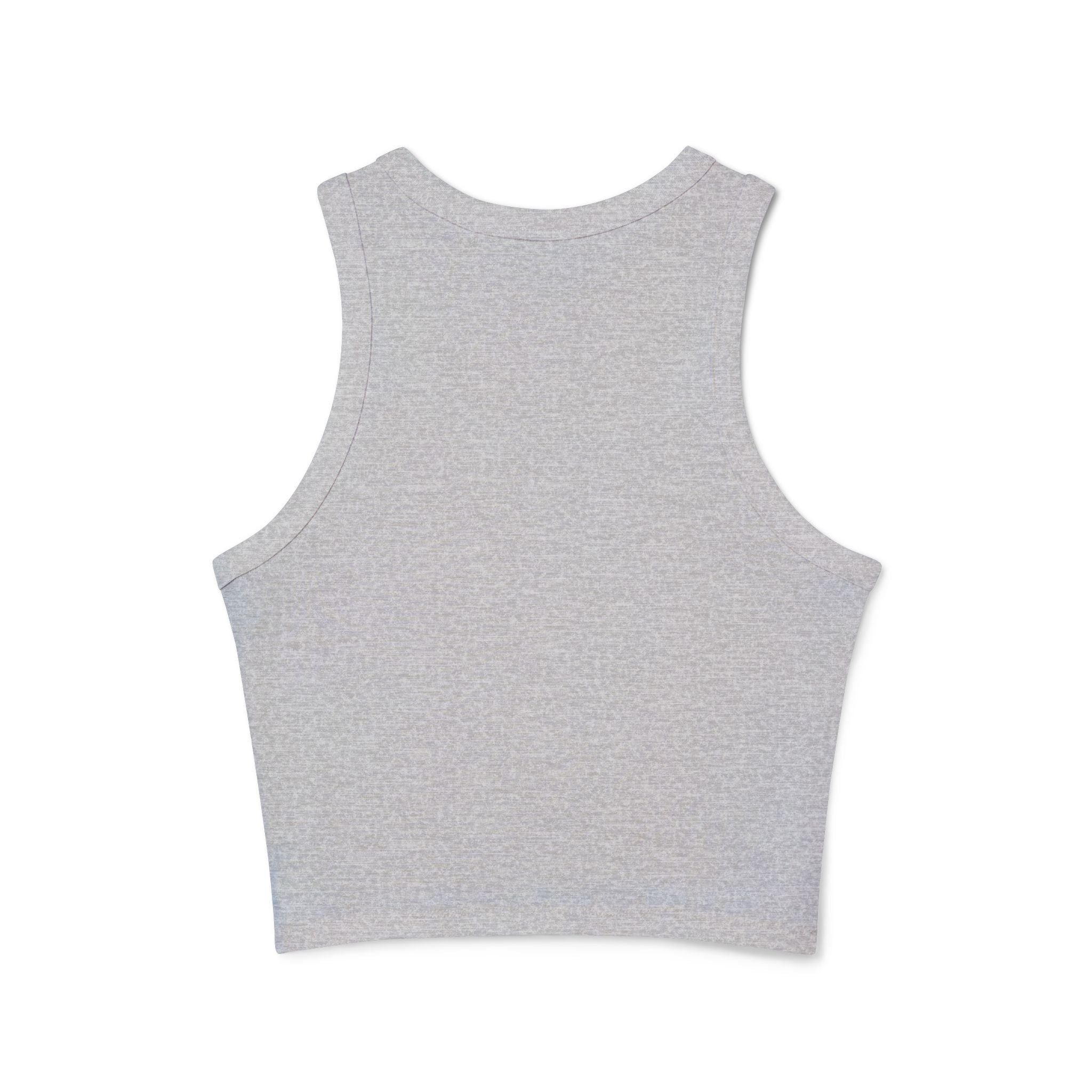 Racer Tank – "Strong Women Don’t Give Up, They Lift Each Other Up" Motivational Gym Crop