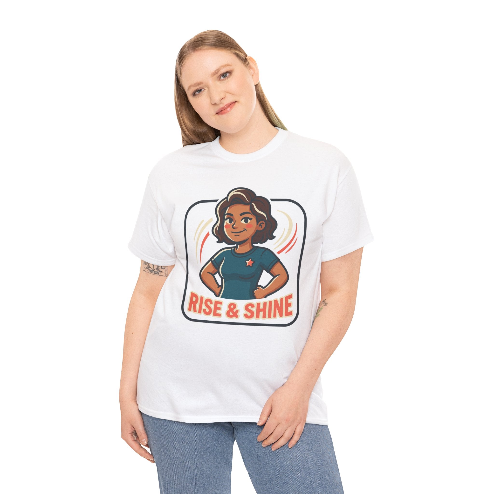 Rise & Shine T-Shirt — Motivational Morning Graphic Tee