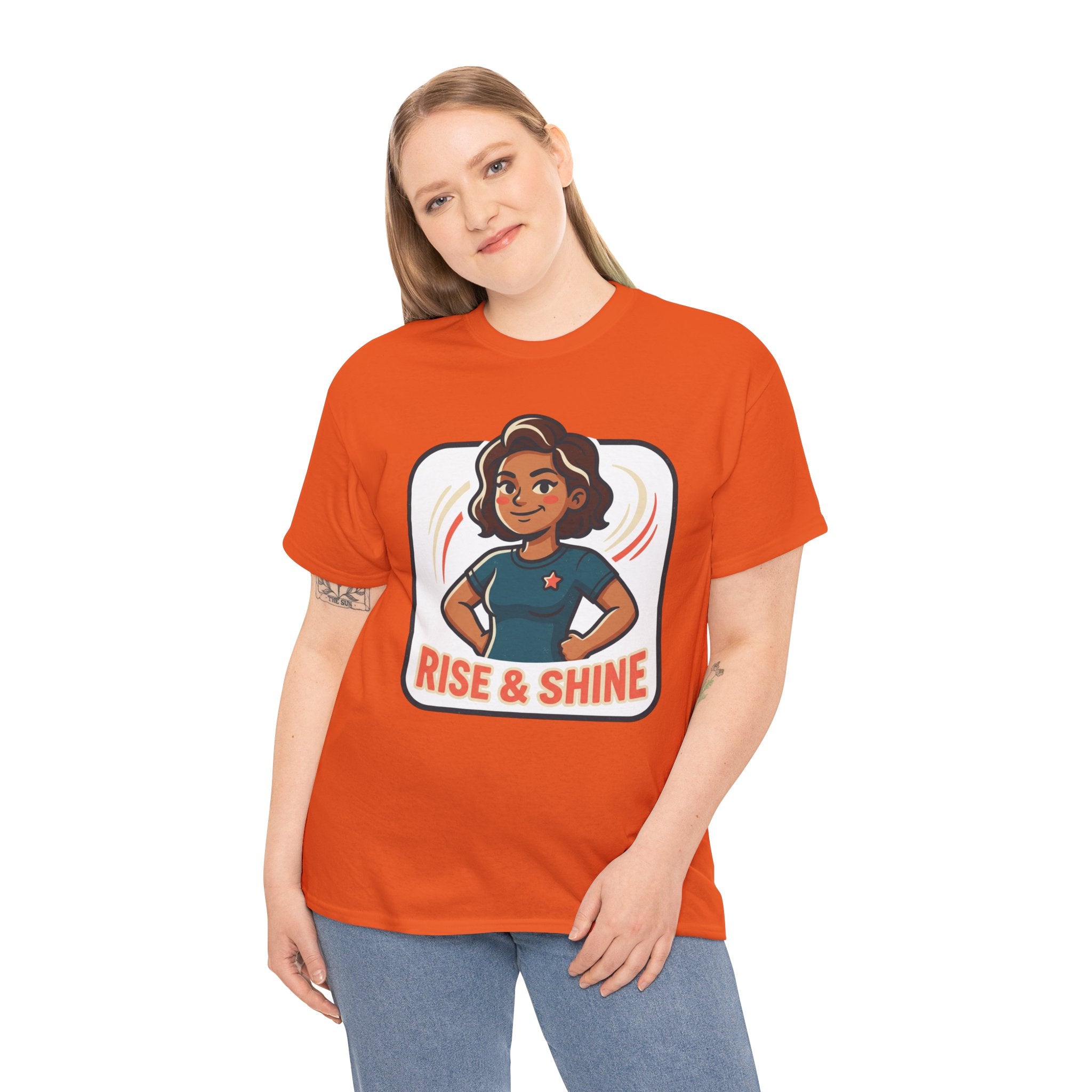 Rise & Shine T-Shirt — Motivational Morning Graphic Tee