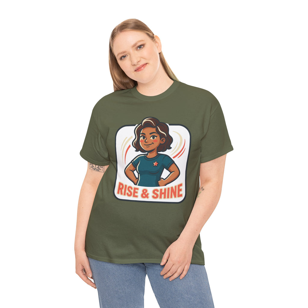 Rise & Shine T-Shirt — Motivational Morning Graphic Tee