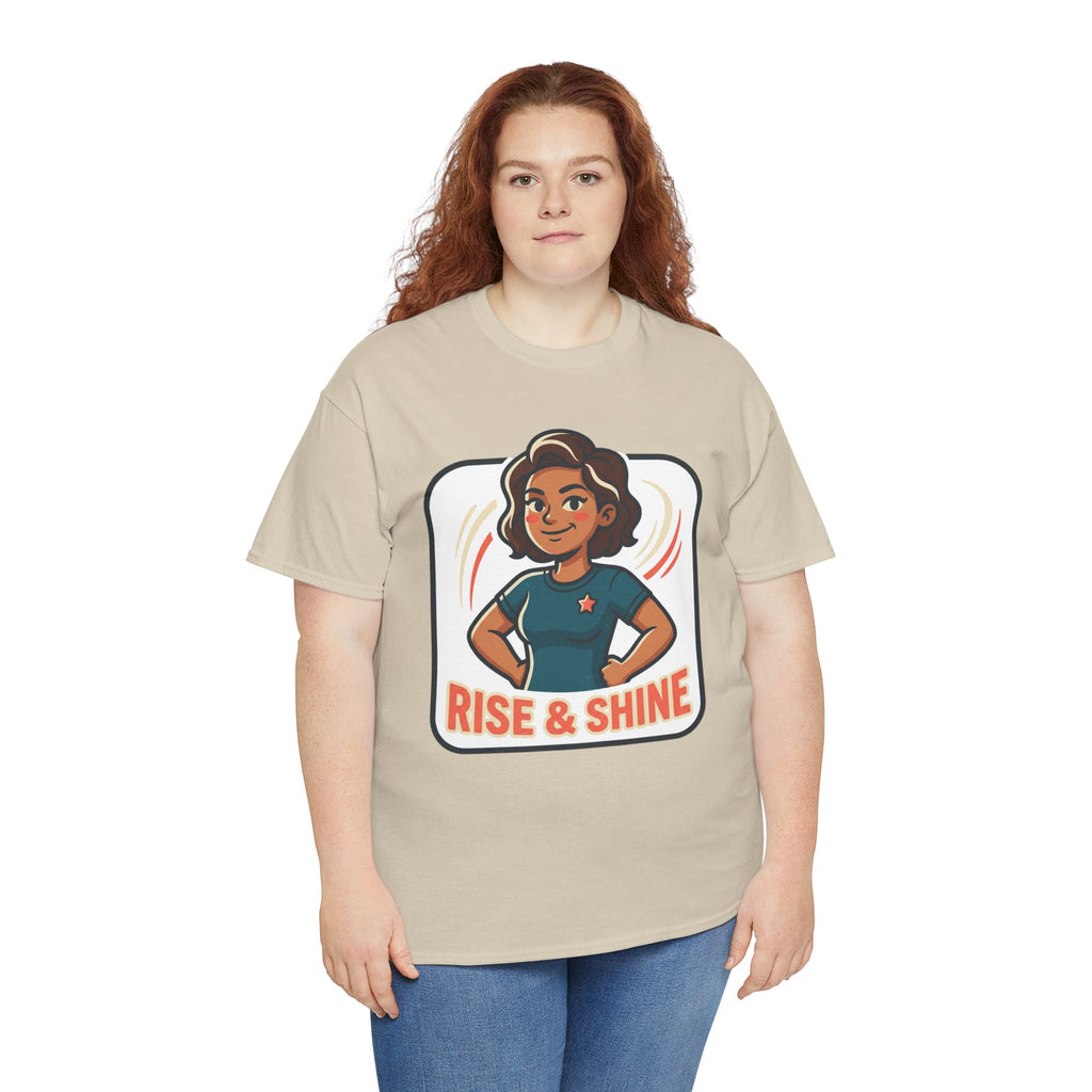Rise & Shine T-Shirt — Motivational Morning Graphic Tee