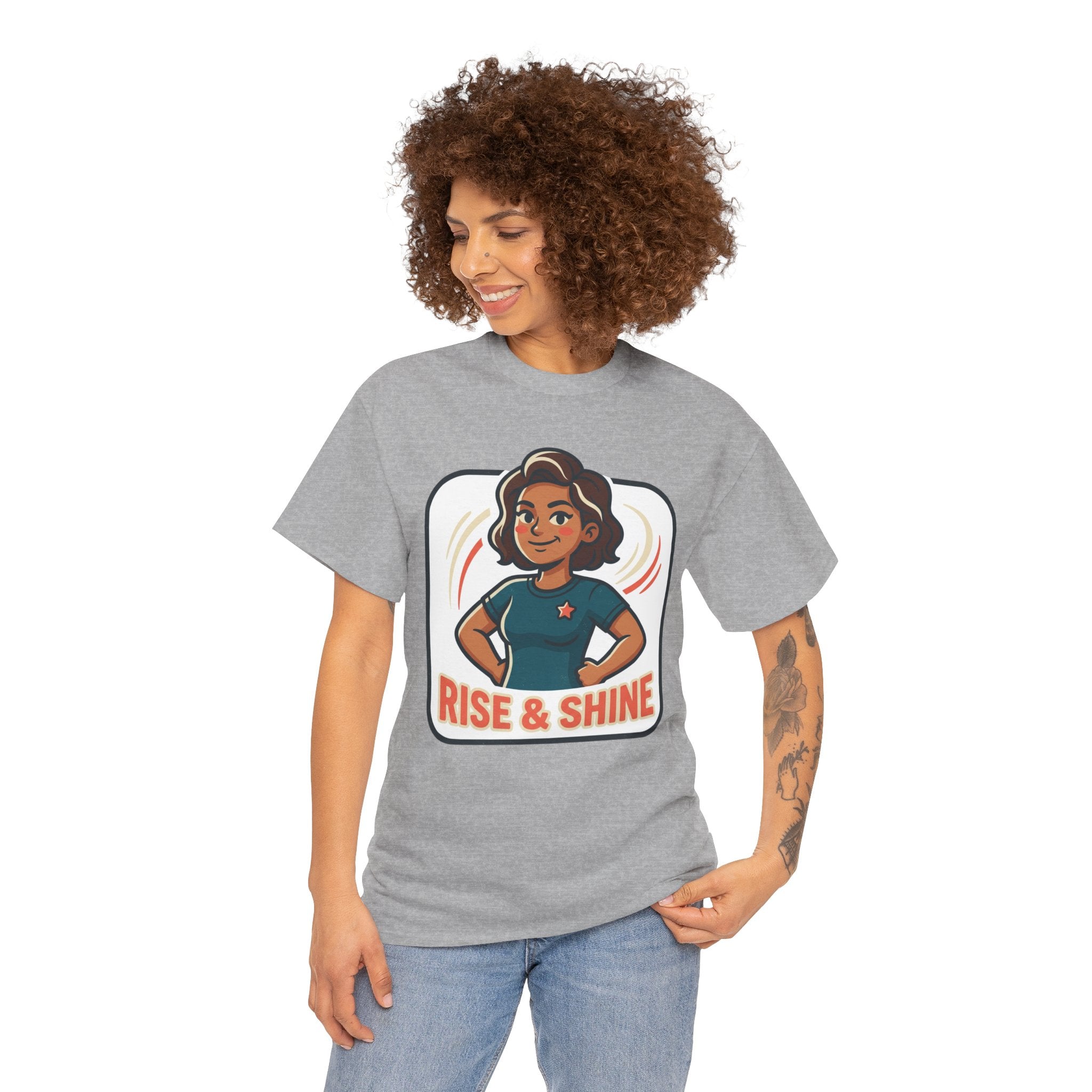 Rise & Shine T-Shirt — Motivational Morning Graphic Tee