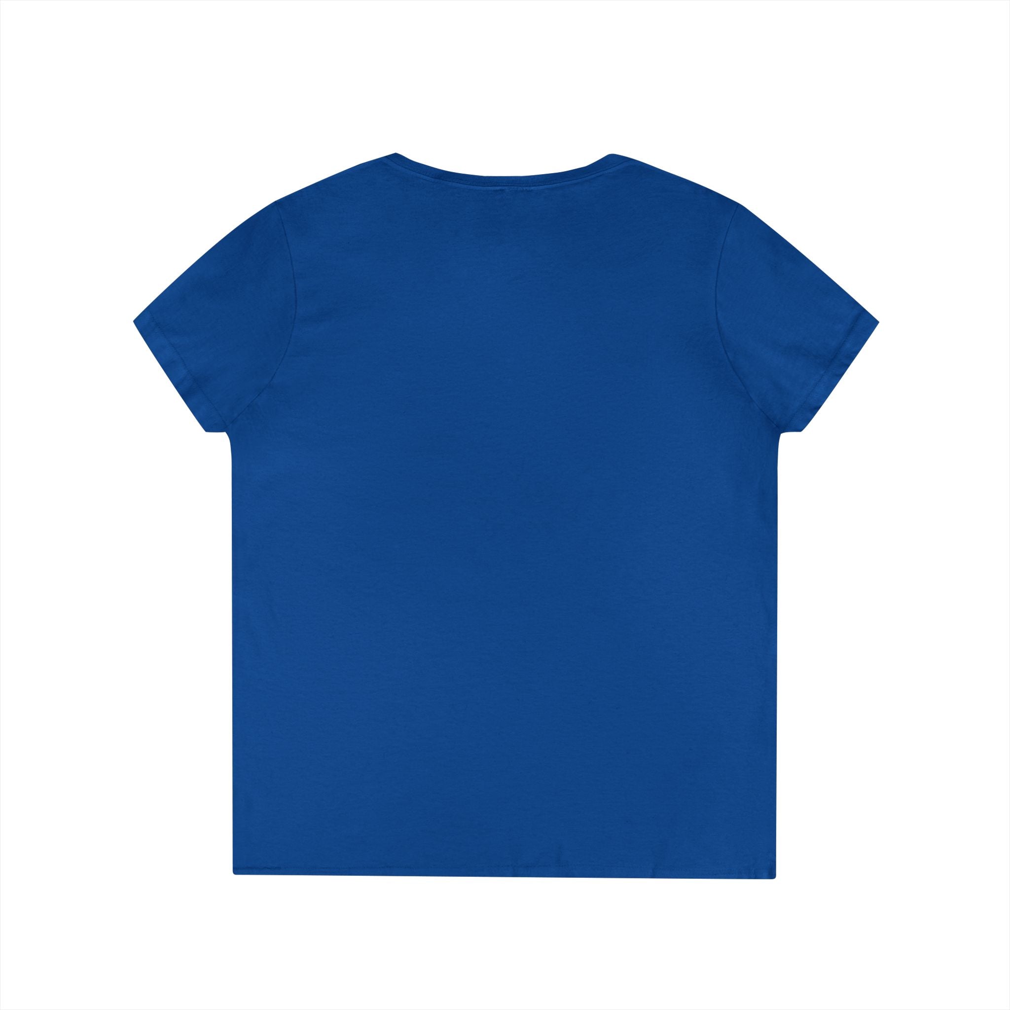 Strong Body Ladies' V-Neck T-Shirt — "Strong body unstoppable mindset" Fitness Graphic Tee