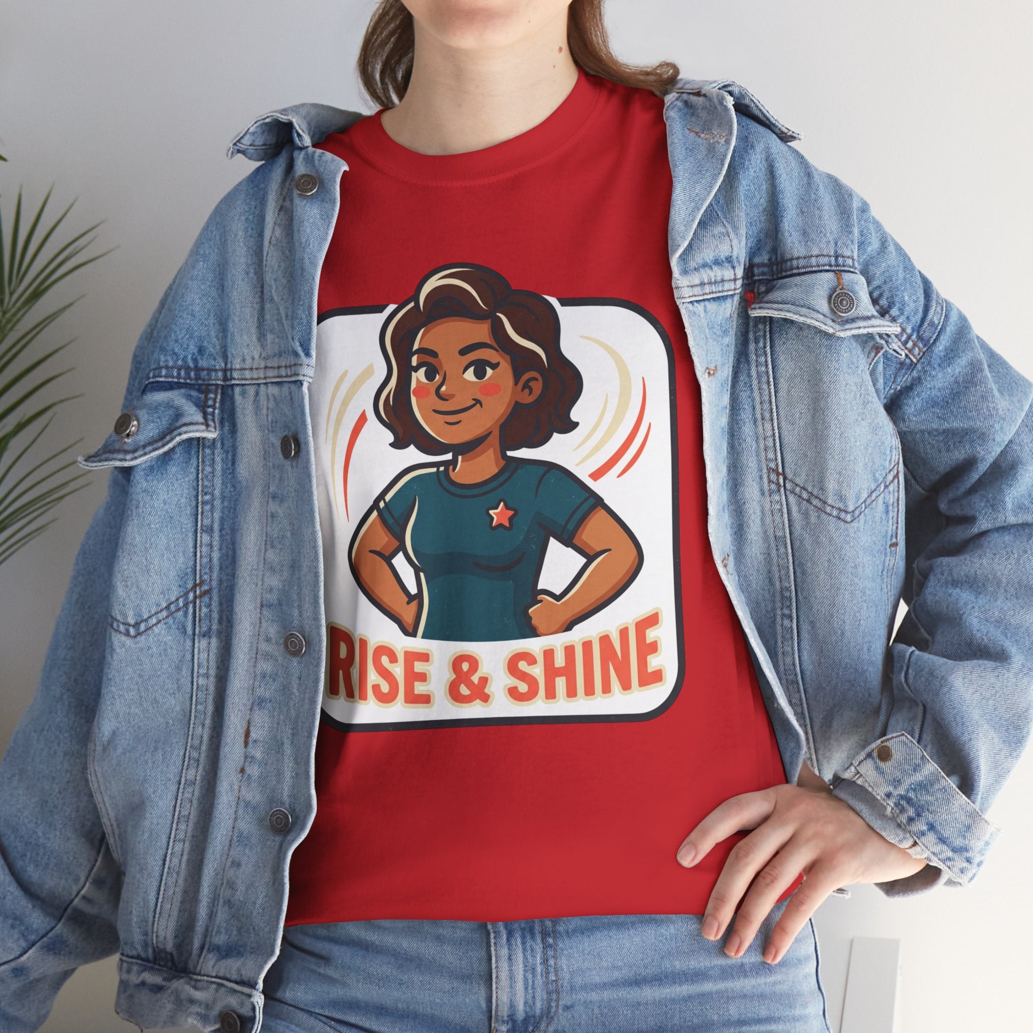 Rise & Shine T-Shirt — Motivational Morning Graphic Tee