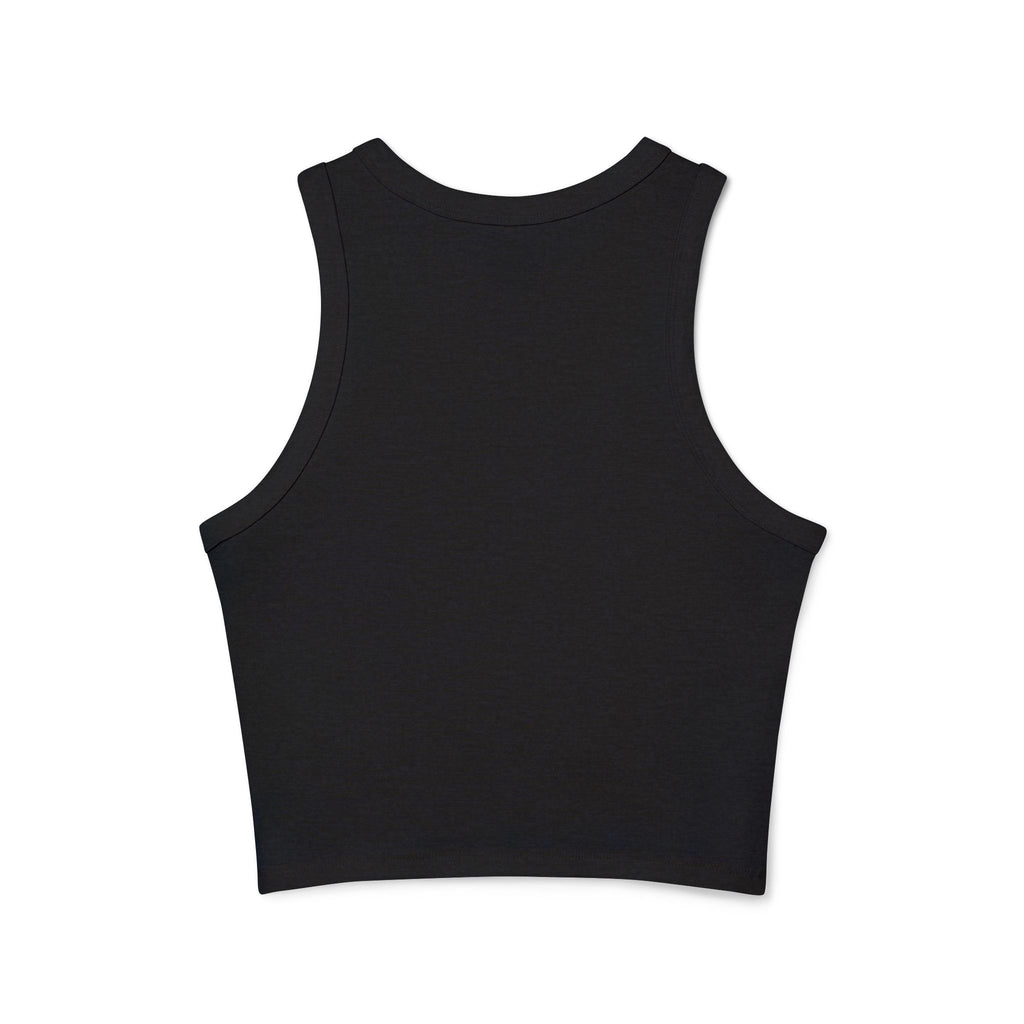 Racer Tank – "Strong Women Don’t Give Up, They Lift Each Other Up" Motivational Gym Crop