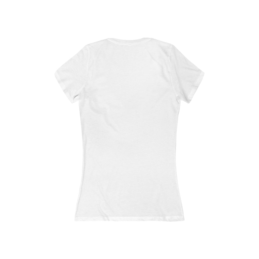 Strong Women Lift Tee — "Strong Women Don’t Give Up" Deep V-Neck Workout T-Shirt