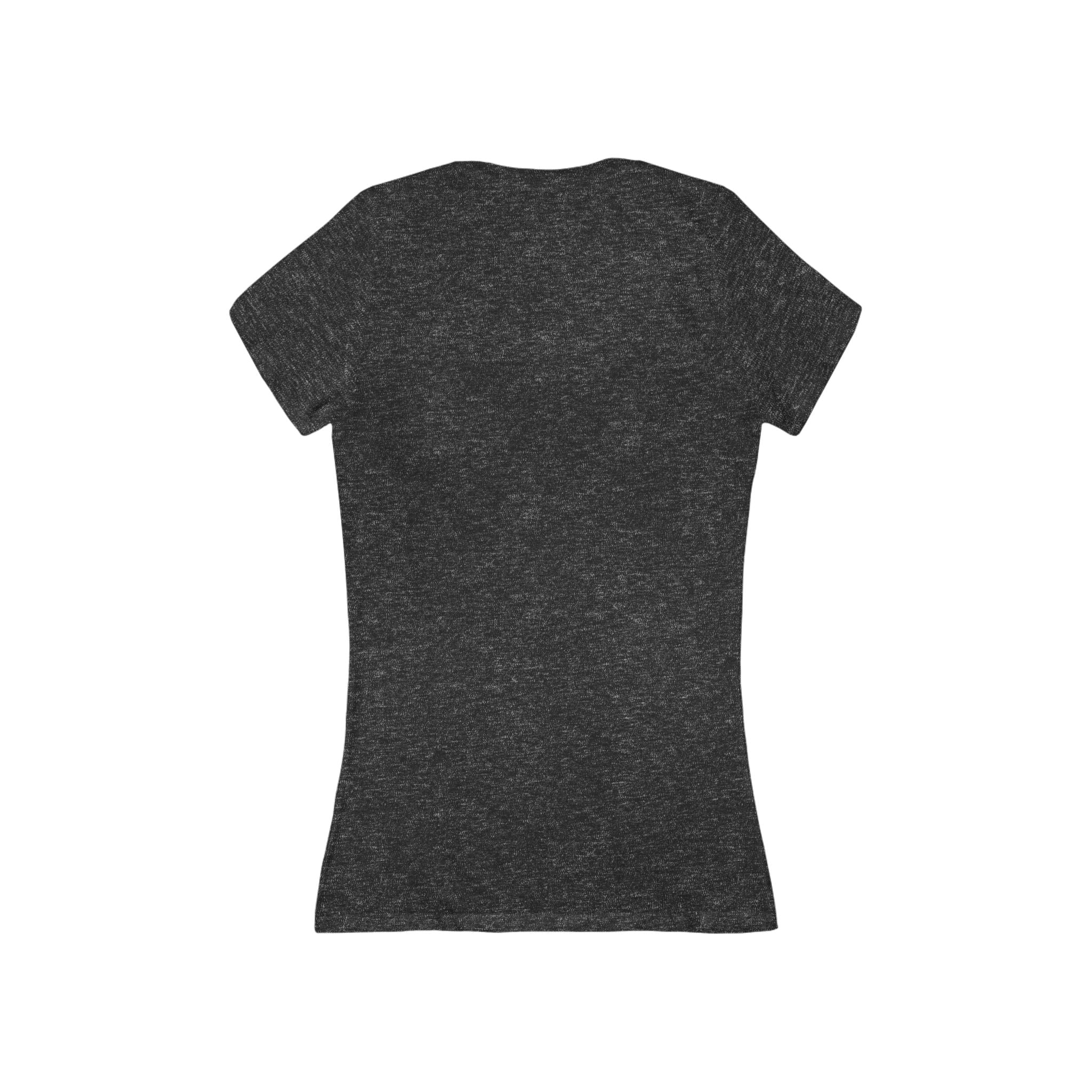 Strong Women Lift Tee — "Strong Women Don’t Give Up" Deep V-Neck Workout T-Shirt