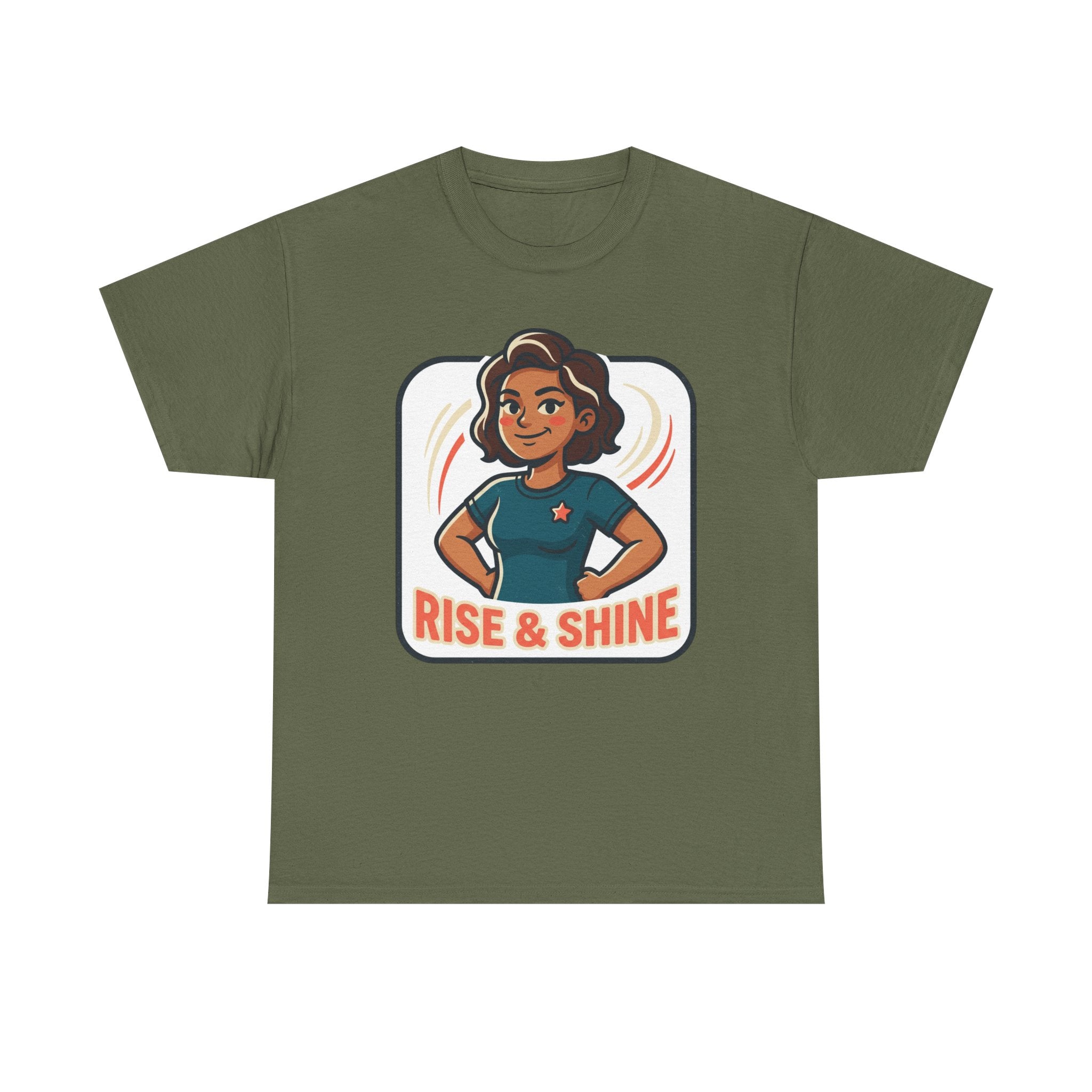 Rise & Shine T-Shirt — Motivational Morning Graphic Tee