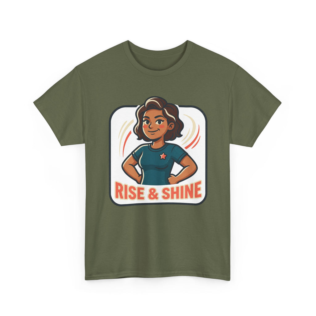 Rise & Shine T-Shirt — Motivational Morning Graphic Tee