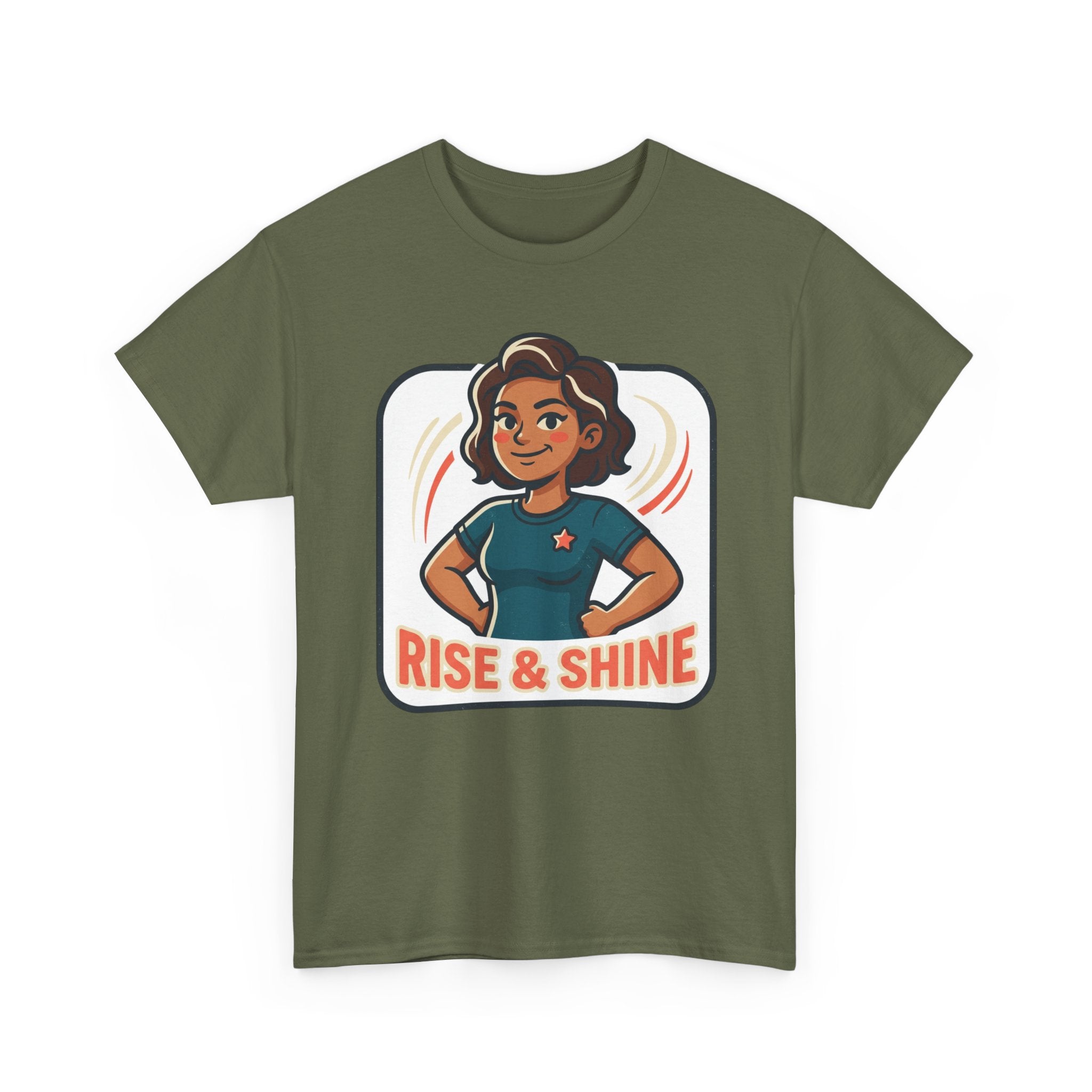 Rise & Shine T-Shirt — Motivational Morning Graphic Tee