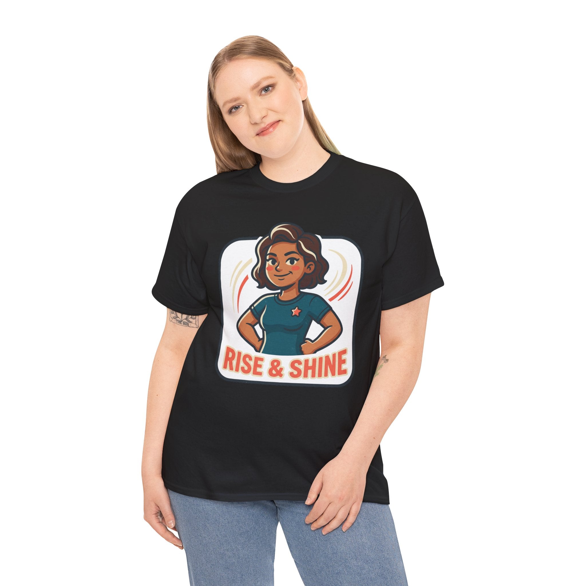 Rise & Shine T-Shirt — Motivational Morning Graphic Tee
