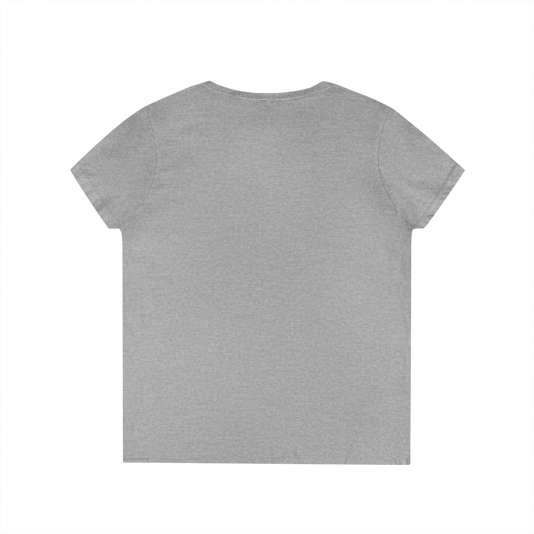 Strong Body Ladies' V-Neck T-Shirt — "Strong body unstoppable mindset" Fitness Graphic Tee