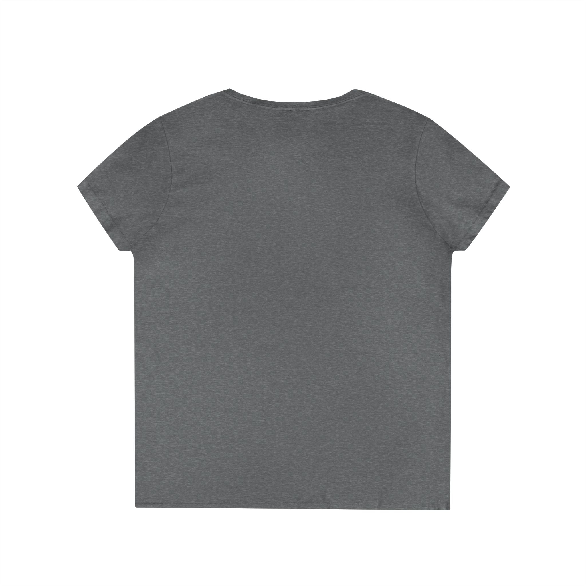 Strong Body Ladies' V-Neck T-Shirt — "Strong body unstoppable mindset" Fitness Graphic Tee