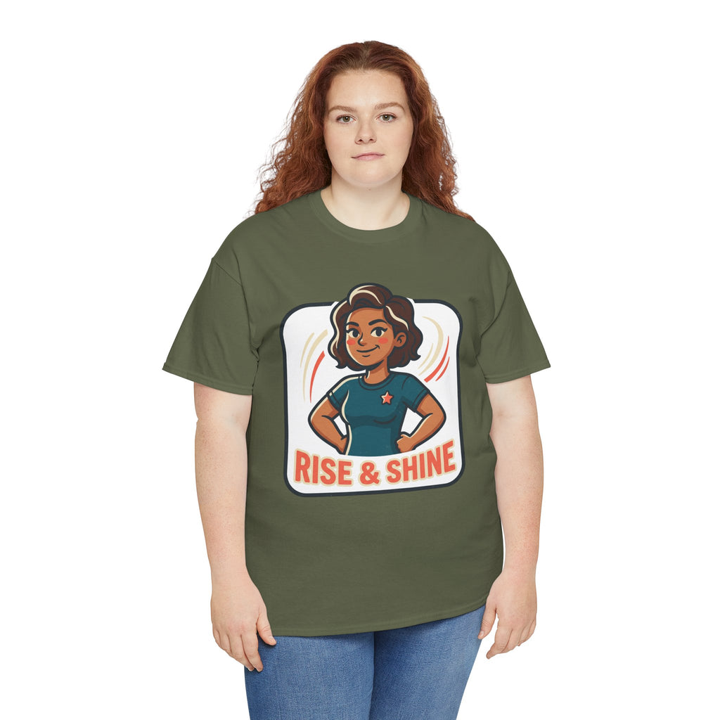 Rise & Shine T-Shirt — Motivational Morning Graphic Tee
