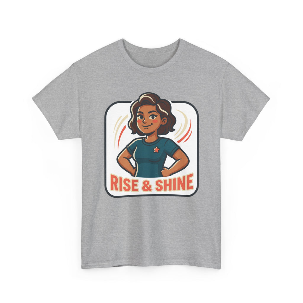 Rise & Shine T-Shirt — Motivational Morning Graphic Tee