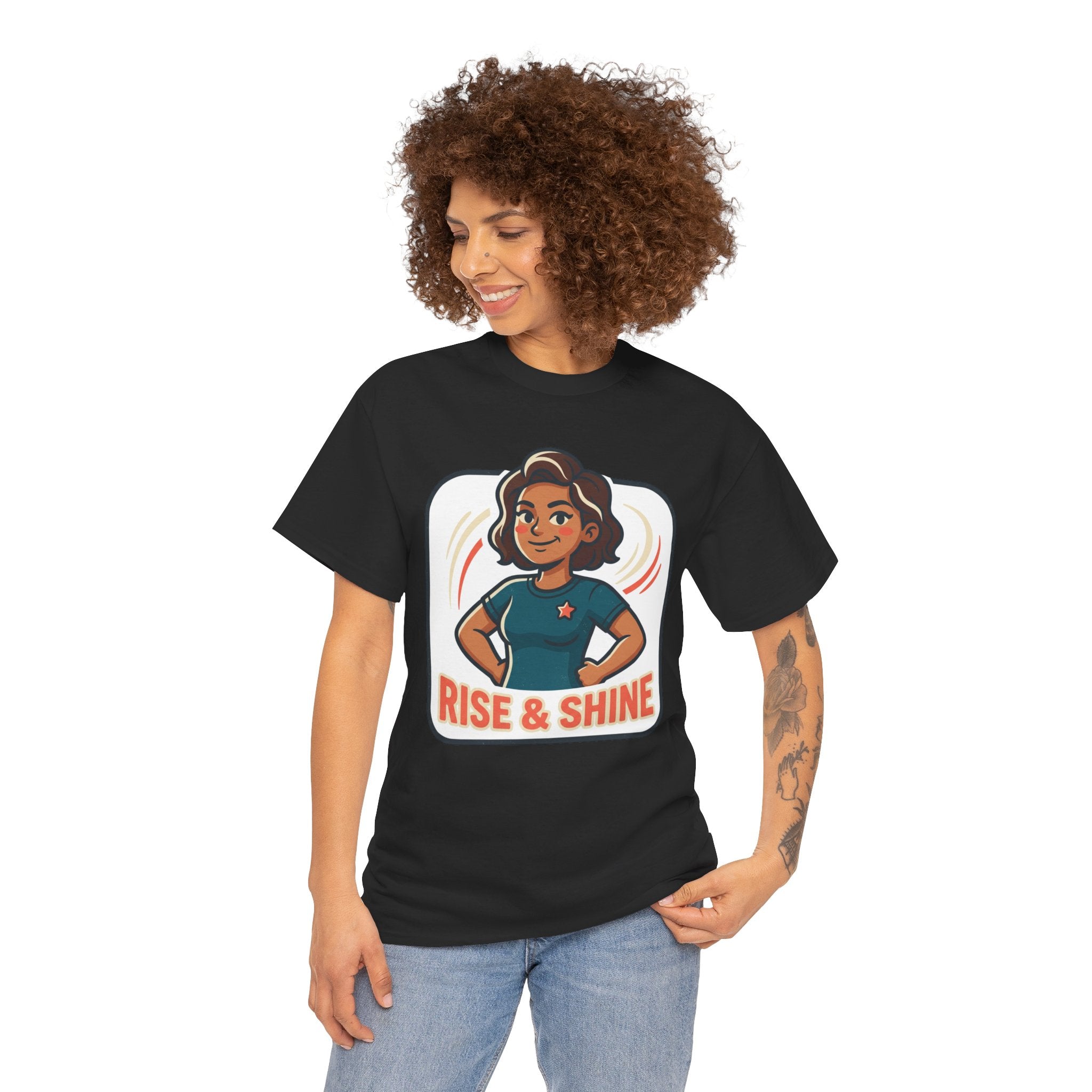 Rise & Shine T-Shirt — Motivational Morning Graphic Tee