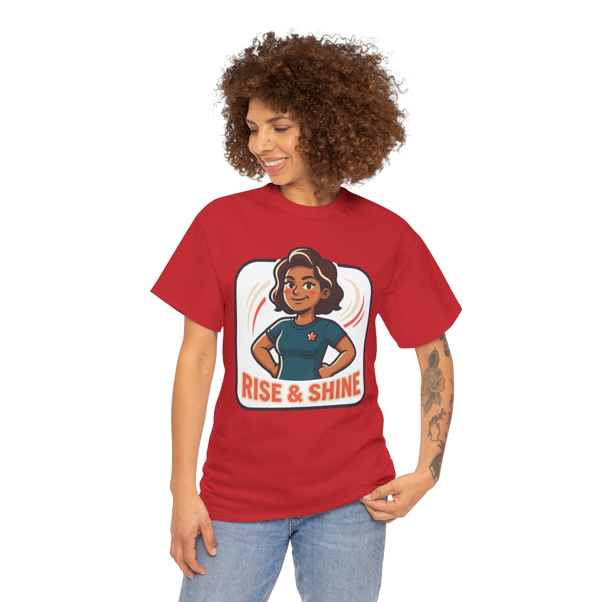 Rise & Shine T-Shirt — Motivational Morning Graphic Tee