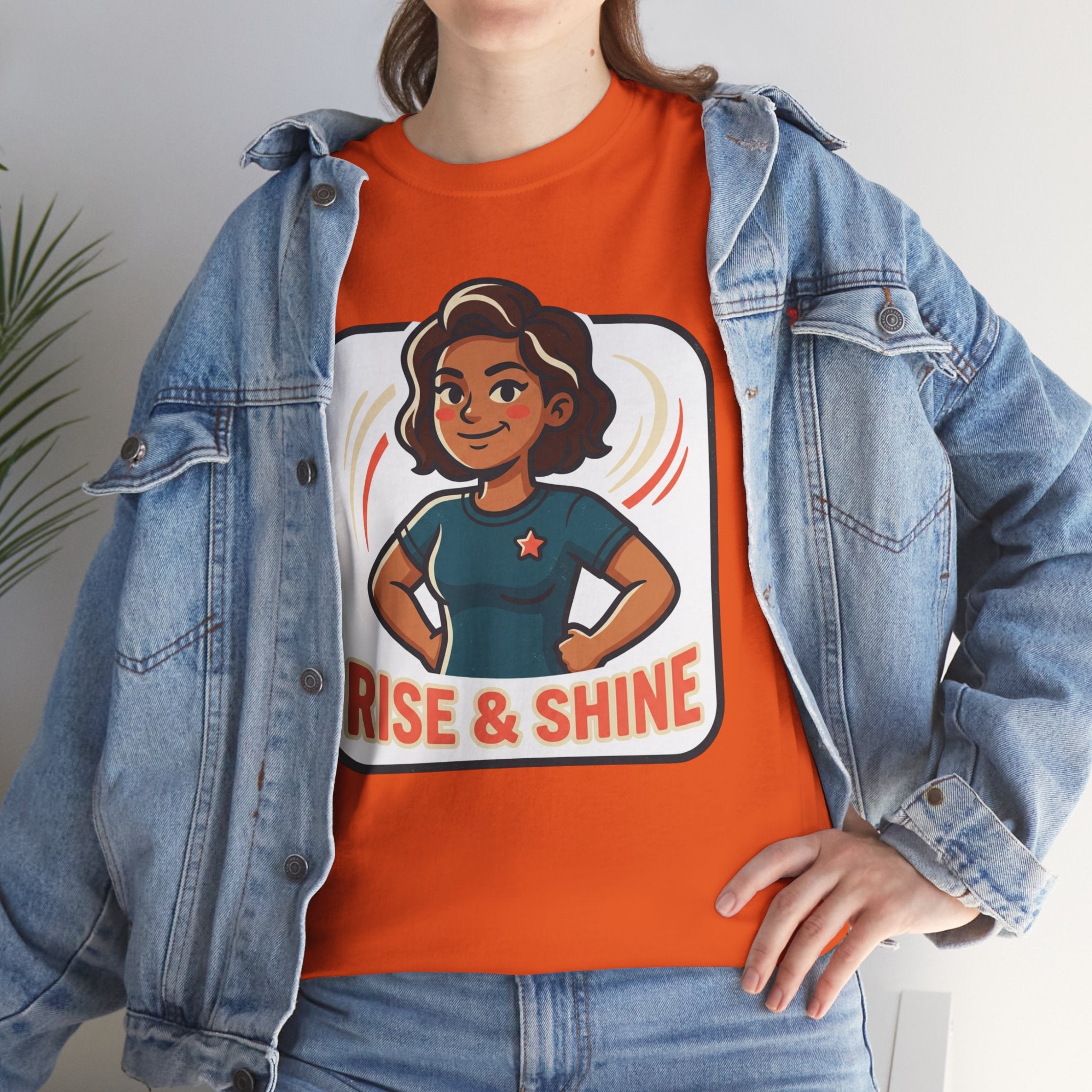 Rise & Shine T-Shirt — Motivational Morning Graphic Tee
