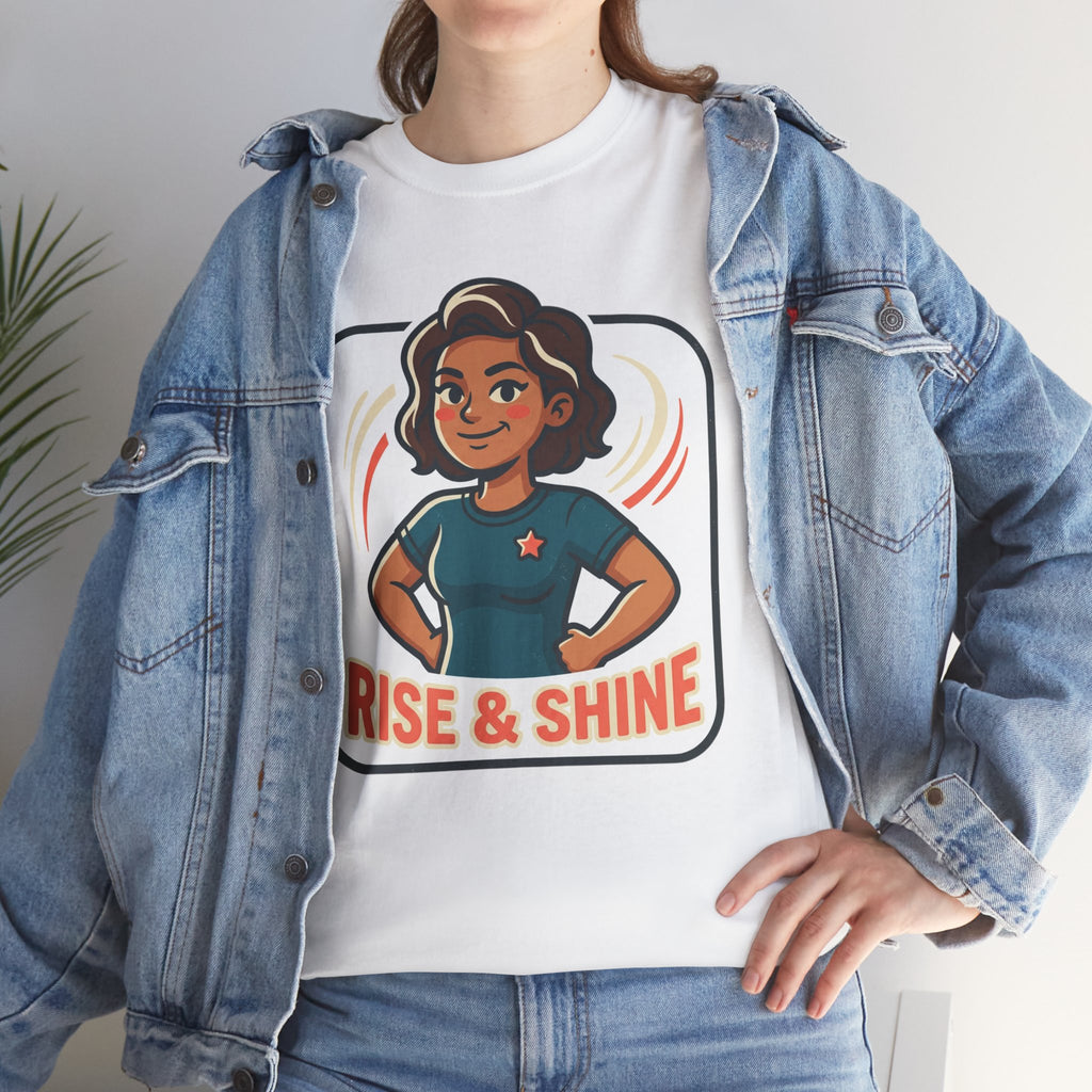 Rise & Shine T-Shirt — Motivational Morning Graphic Tee