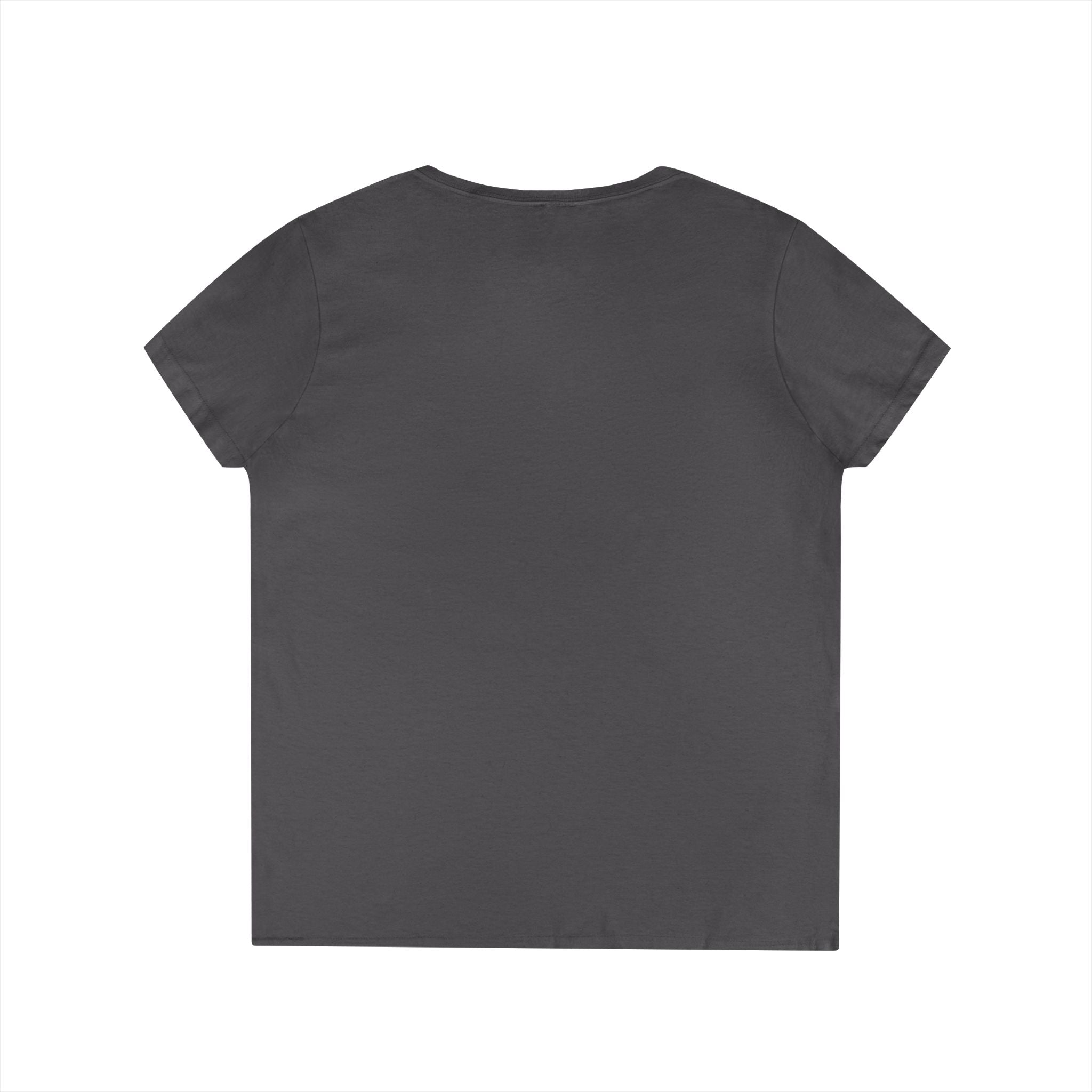 Strong Body Ladies' V-Neck T-Shirt — "Strong body unstoppable mindset" Fitness Graphic Tee