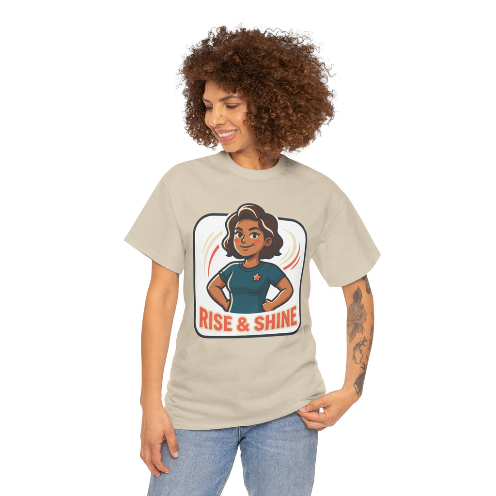 Rise & Shine T-Shirt — Motivational Morning Graphic Tee