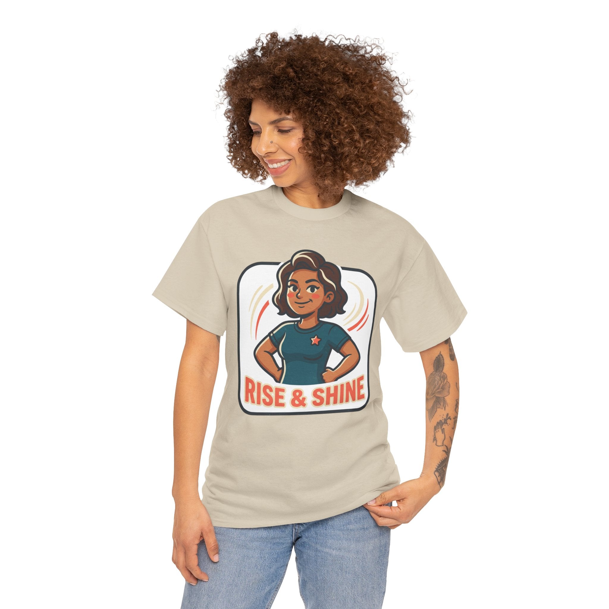Rise & Shine T-Shirt — Motivational Morning Graphic Tee