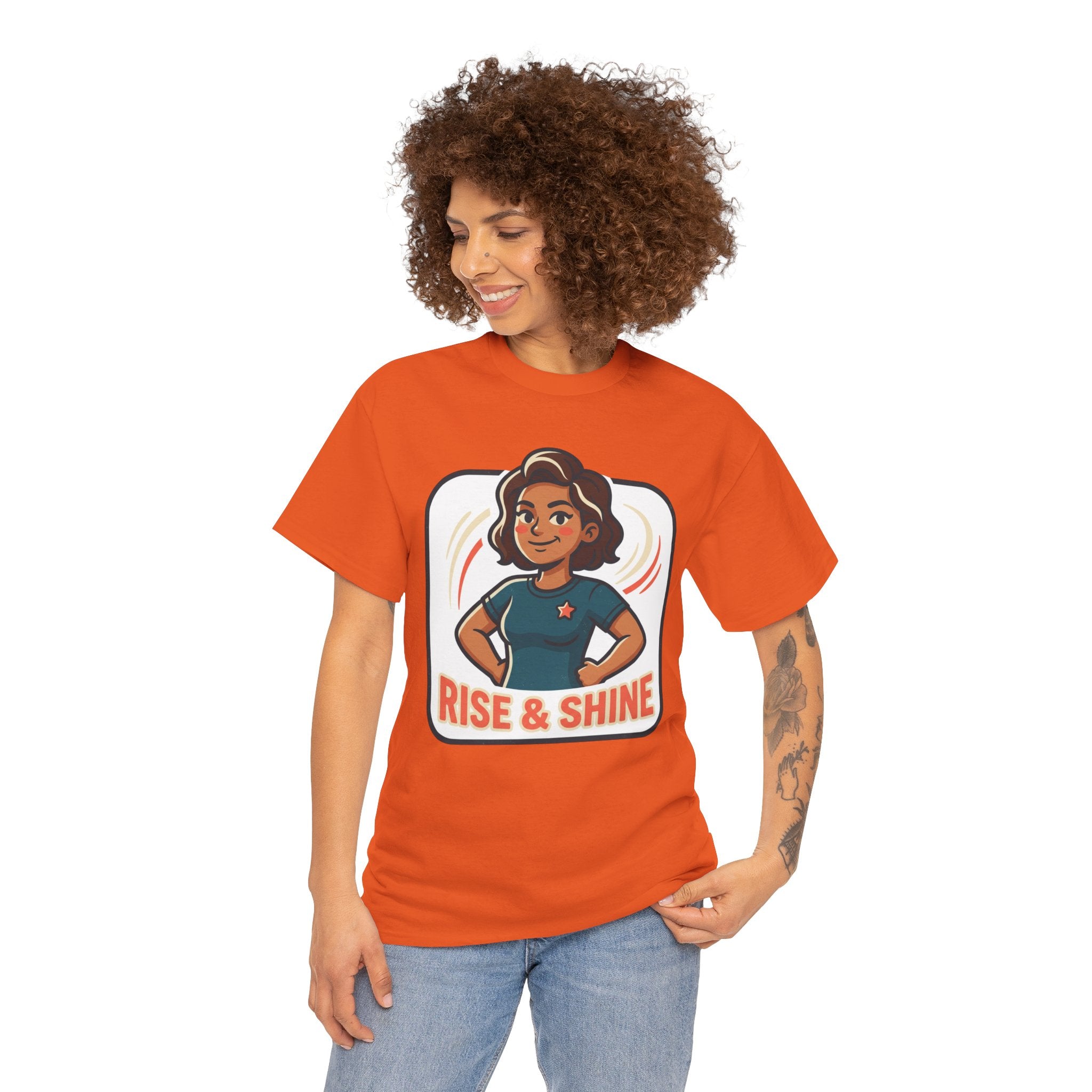 Rise & Shine T-Shirt — Motivational Morning Graphic Tee