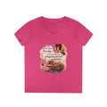 Empowered Women V-Neck Tee — "Beauty Is a Movement of Empowered Women" Inspirational T-Shirt