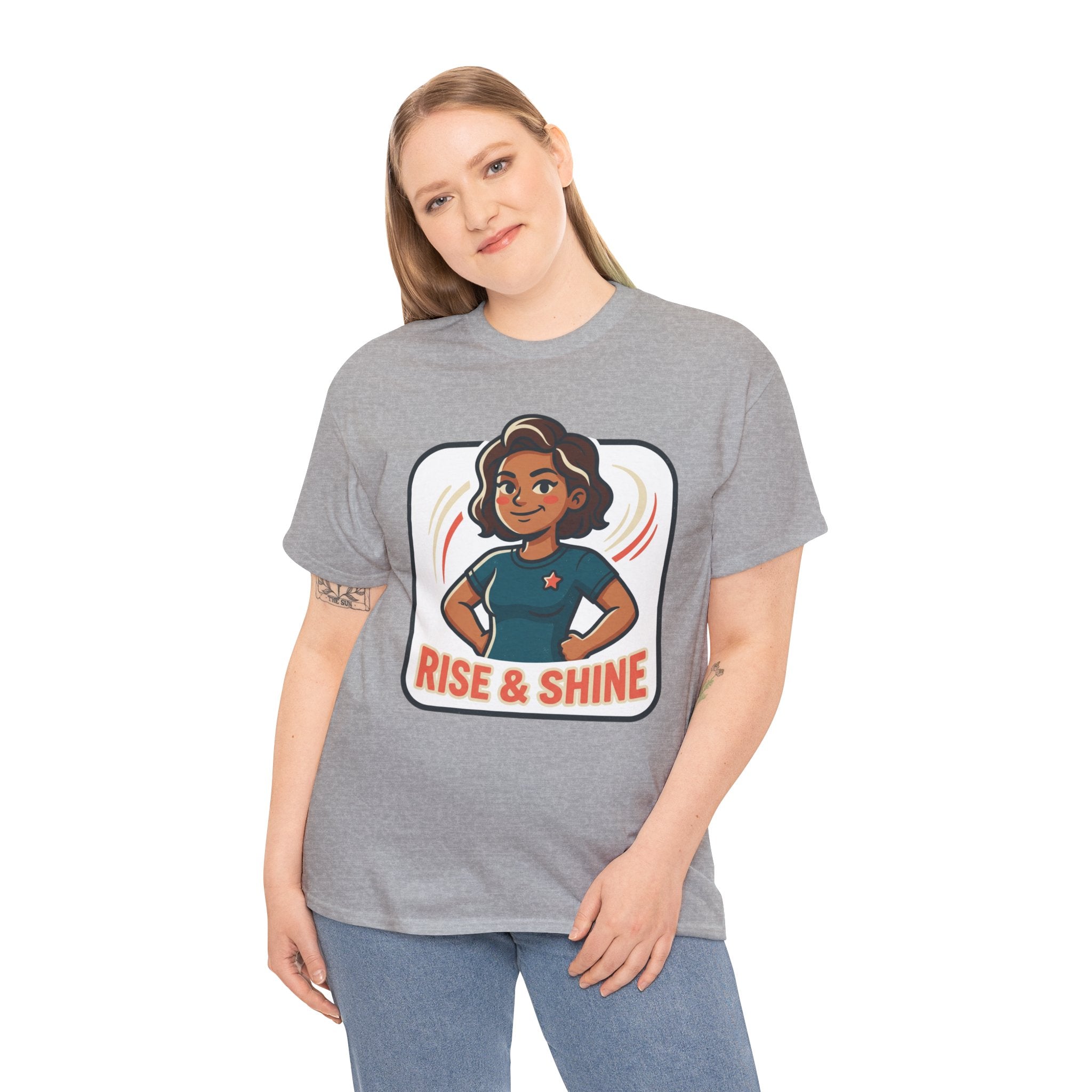 Rise & Shine T-Shirt — Motivational Morning Graphic Tee