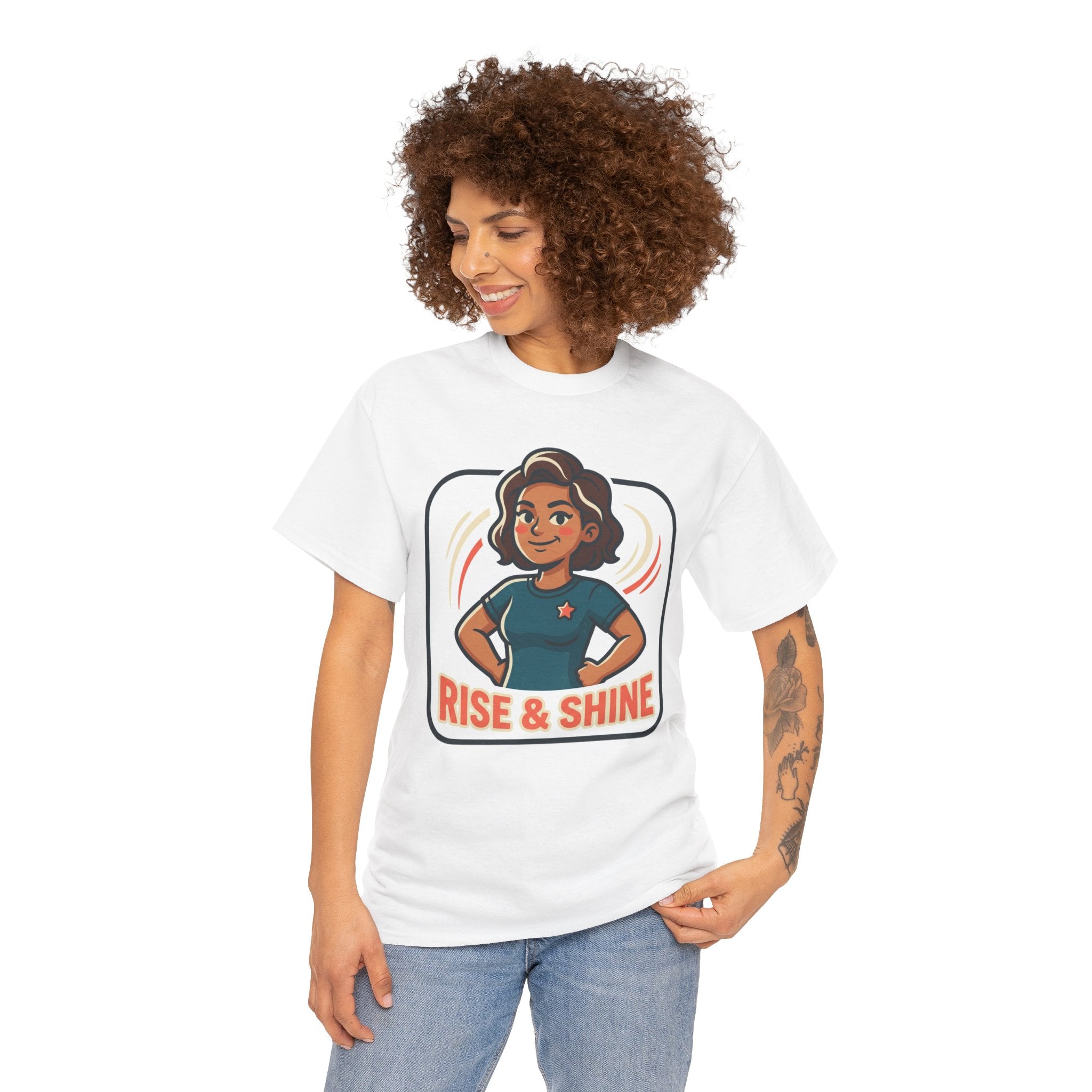 Rise & Shine T-Shirt — Motivational Morning Graphic Tee