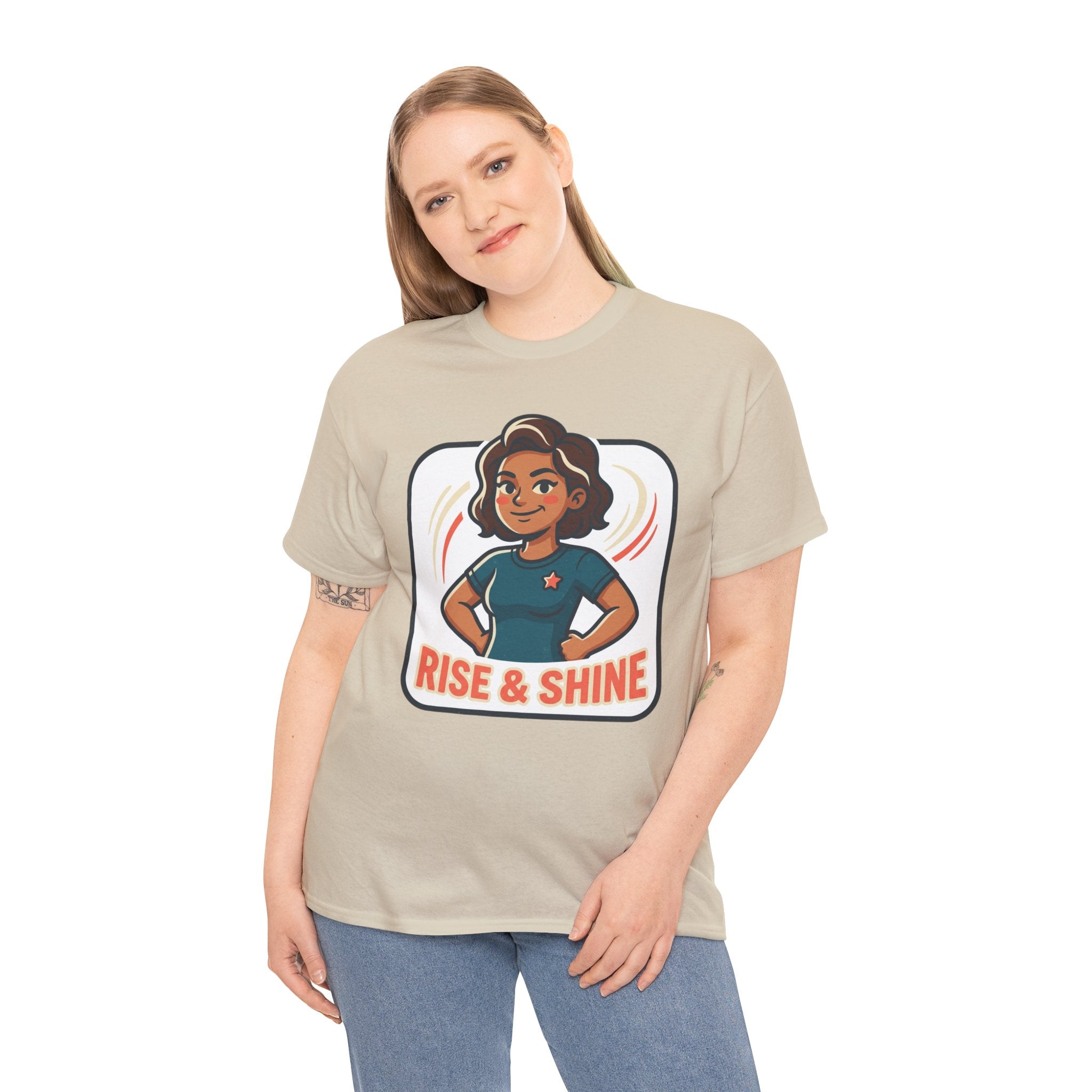 Rise & Shine T-Shirt — Motivational Morning Graphic Tee