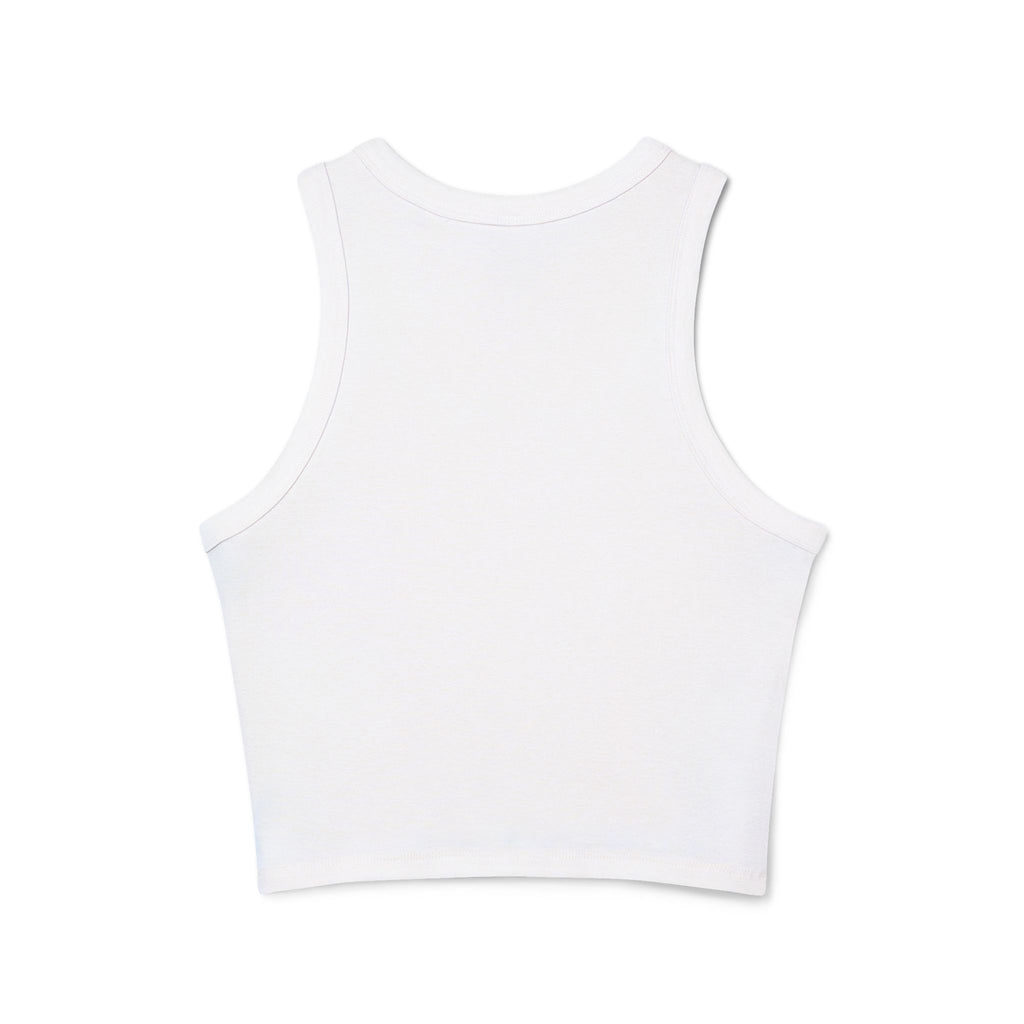 Racer Tank – "Strong Women Don’t Give Up, They Lift Each Other Up" Motivational Gym Crop