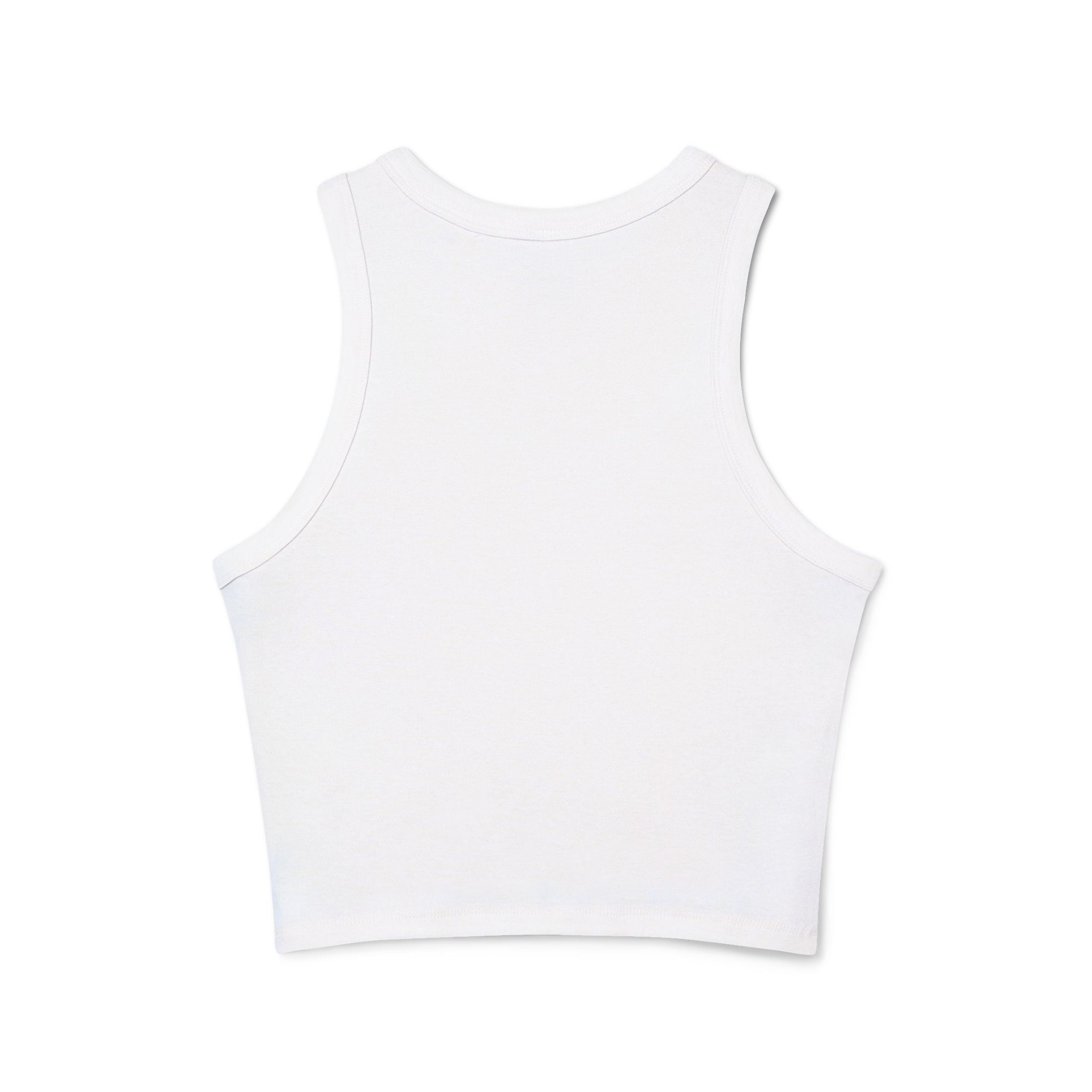 Racer Tank – "Strong Women Don’t Give Up, They Lift Each Other Up" Motivational Gym Crop
